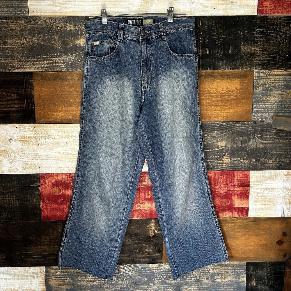 Southpole Jeans Vintage Baggy Size 29 By 28 Women  Blue Wide Leg